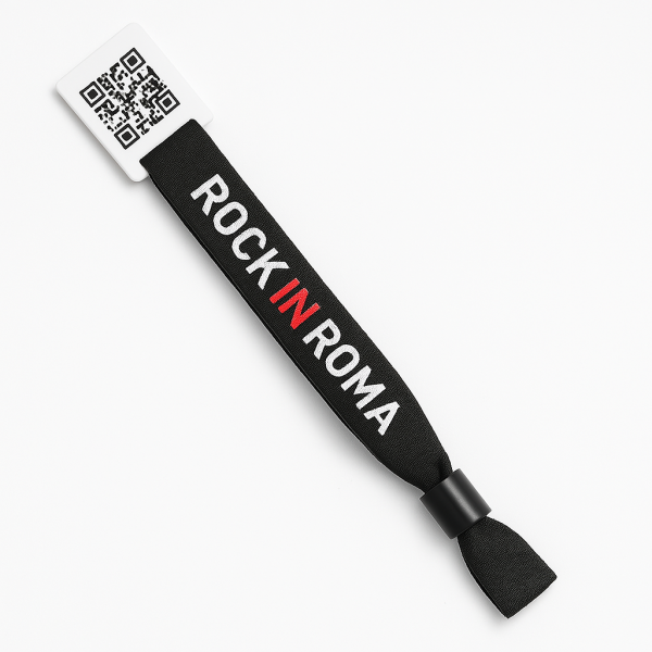 Braccialetto Ufficiale Rock in Roma – QR Bangle Edition